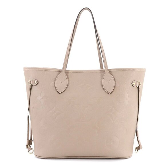 LOUIS VUITTON Monogram Empreinte Neverfull MM Tote Bag Tourterelle 90289034 - Picture 7 of 10